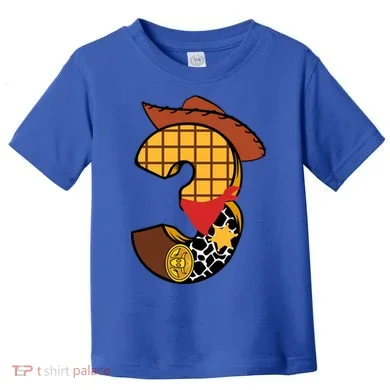 3rd Birthday Cowboy Toddler T-Shirt