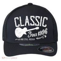 30th Birthday Classic Guitar Since 1996 And Still Rockin Flexfit Unipanel Trucker Cap thumb 0