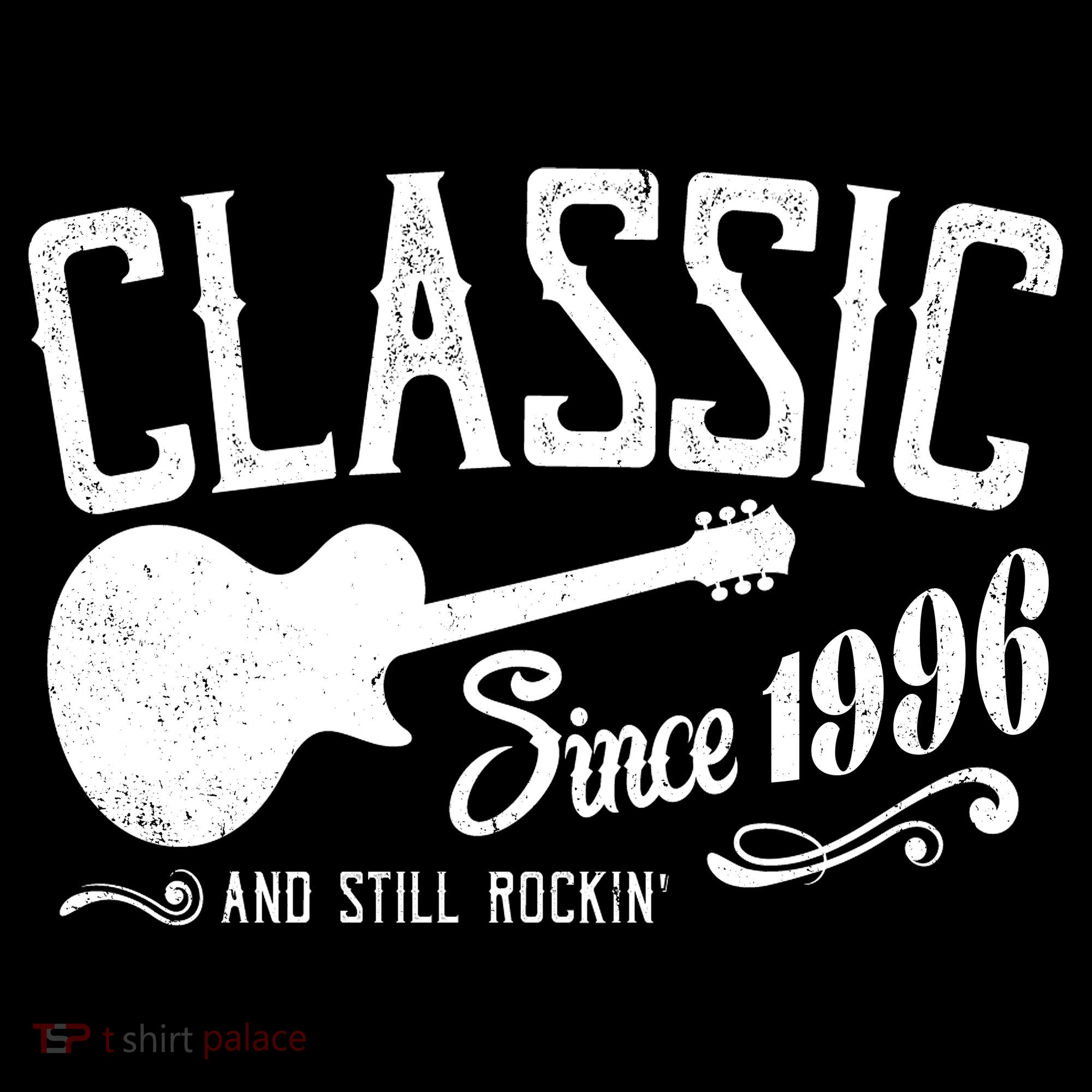 30th Birthday Classic Guitar Since 1996 And Still Rockin Women's Hoodie