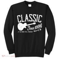 30th Birthday Classic Guitar Since 1996 And Still Rockin Tall Sweatshirt thumb 0