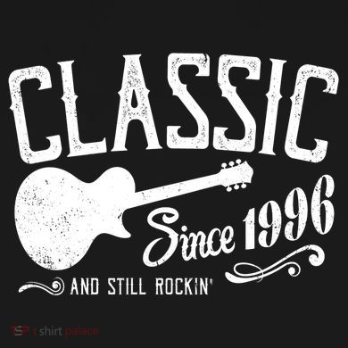 30th Birthday Classic Guitar Since 1996 And Still Rockin Tall Sweatshirt