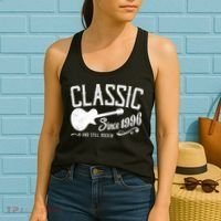 30th Birthday Classic Guitar Since 1996 And Still Rockin Women's Tank Top thumb 2