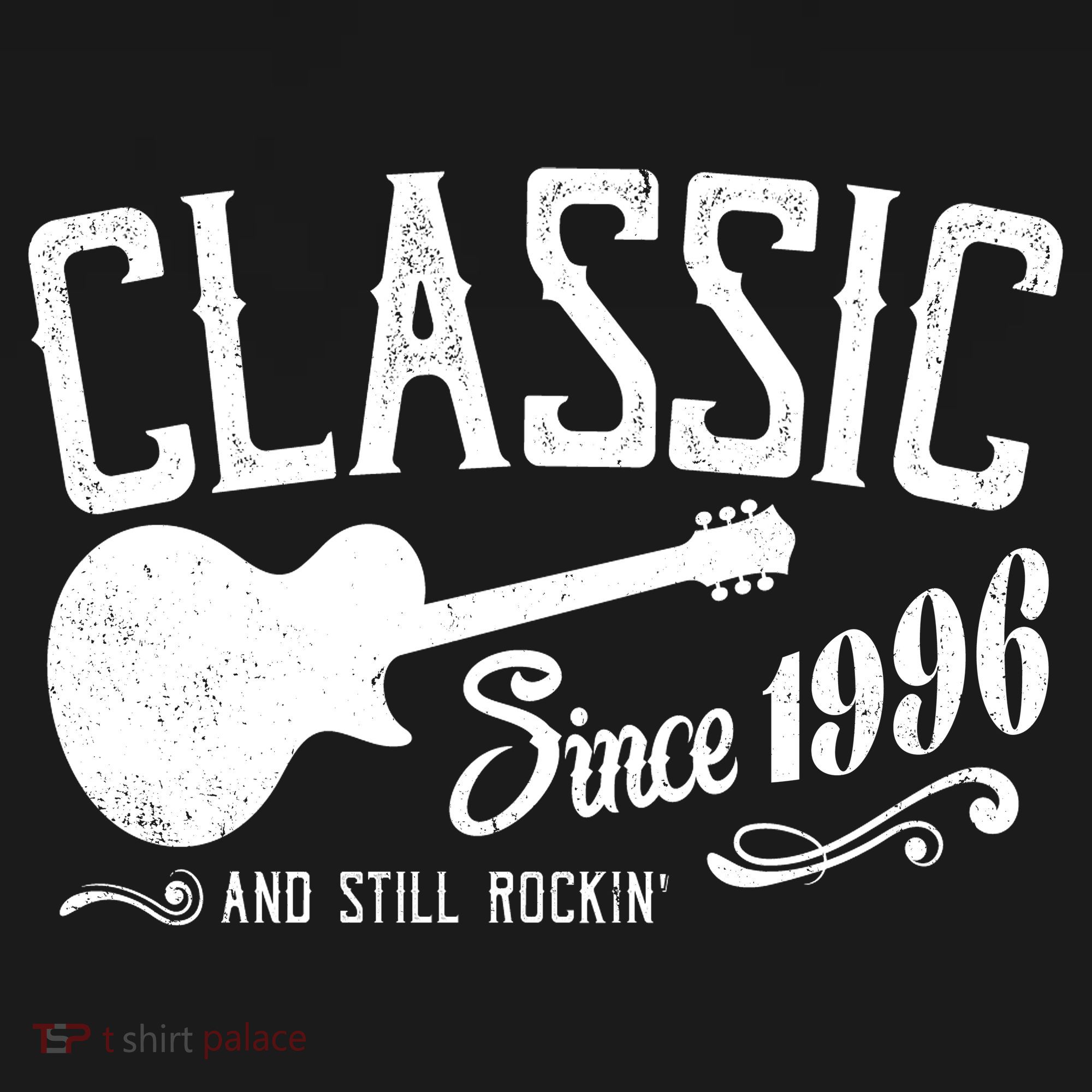 30th Birthday Classic Guitar Since 1996 And Still Rockin Women's Tank Top