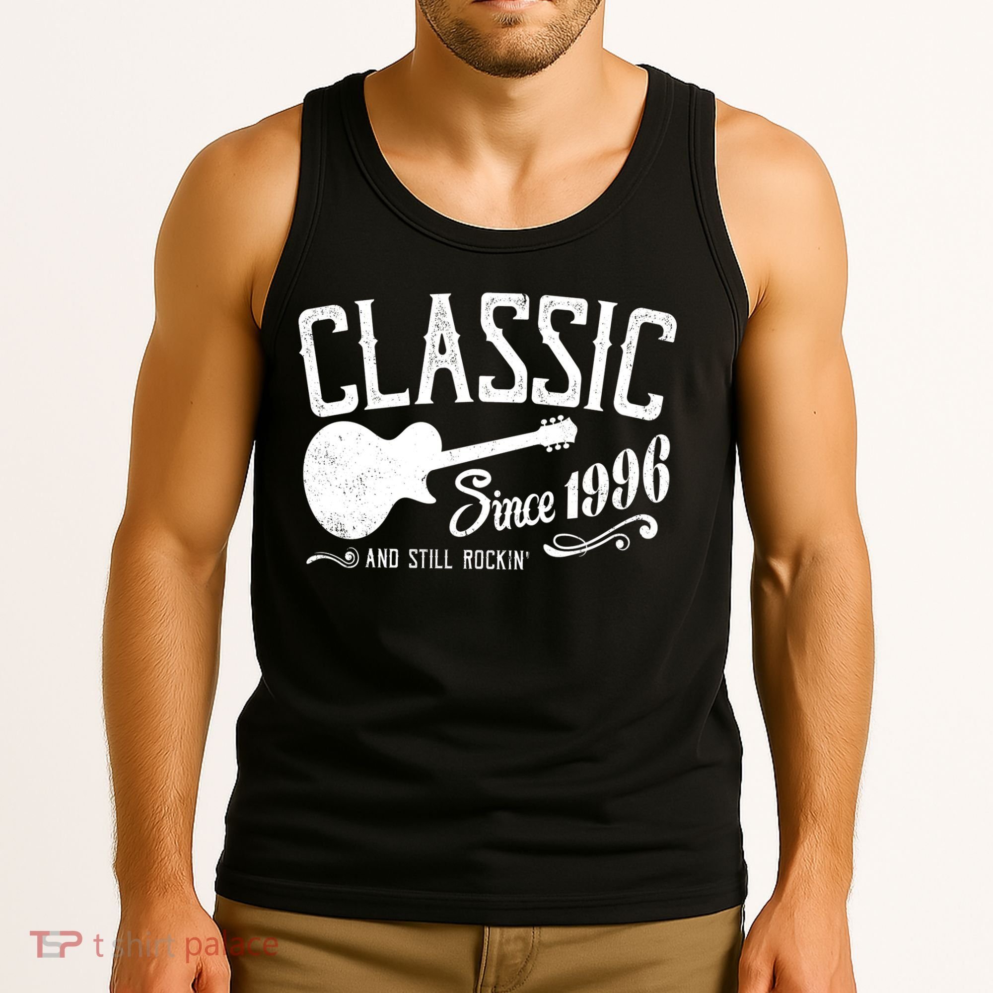 30th Birthday Classic Guitar Since 1996 And Still Rockin Tank Top