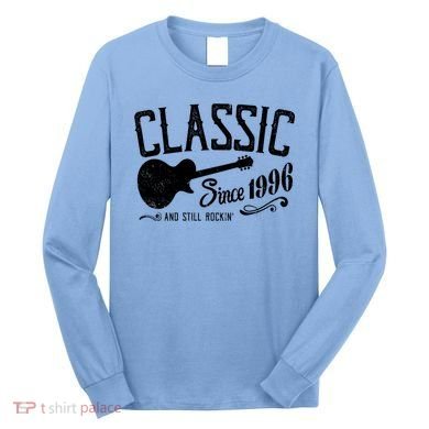 30th Birthday Classic Guitar Since 1996 And Still Rockin Long Sleeve Shirt