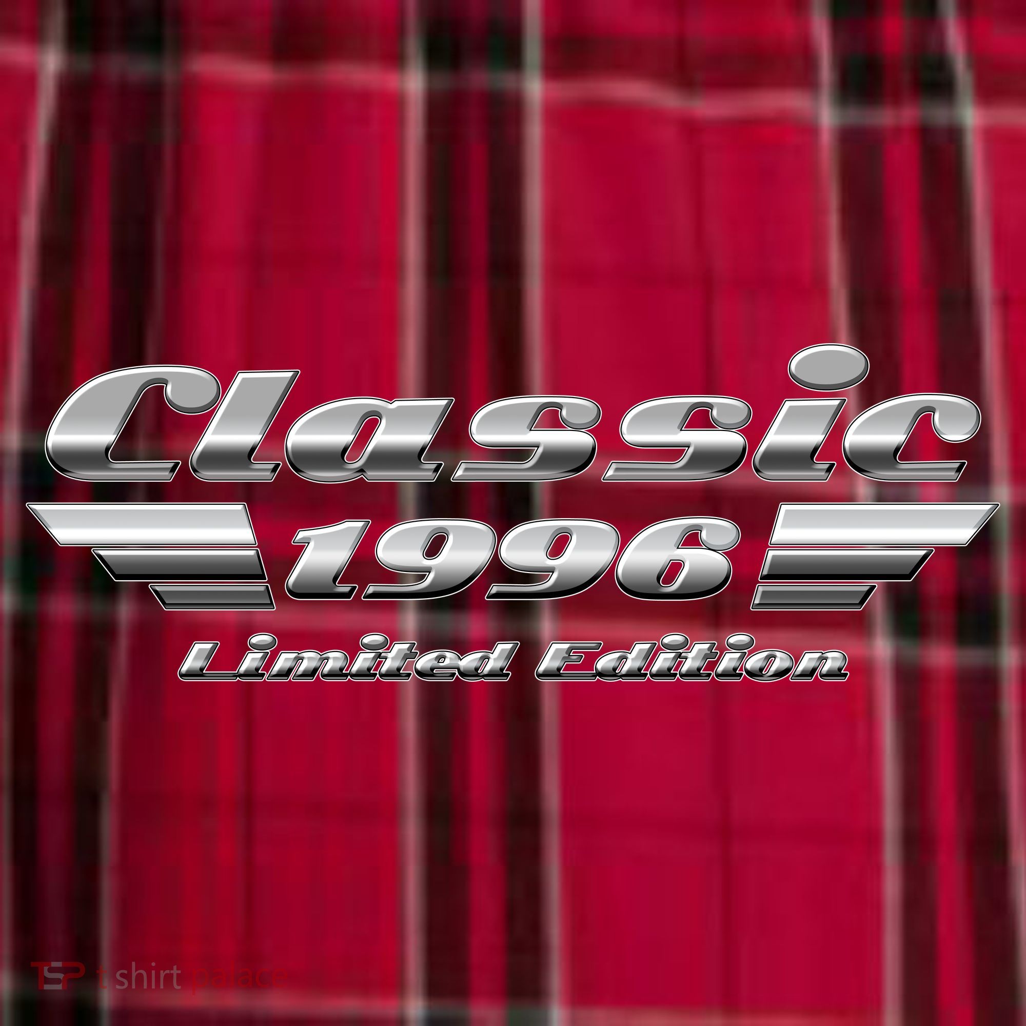 30th Birthday Classic 1996 Limited Edition Metallic Chrome Birthday Women's Flannel Plaid Pajama Pants