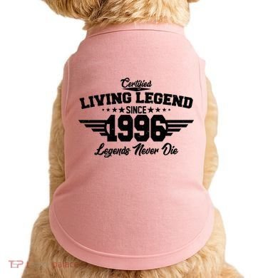 30th Birthday Certified Living Legend Since 1996 Legends Never Die Doggie Tank