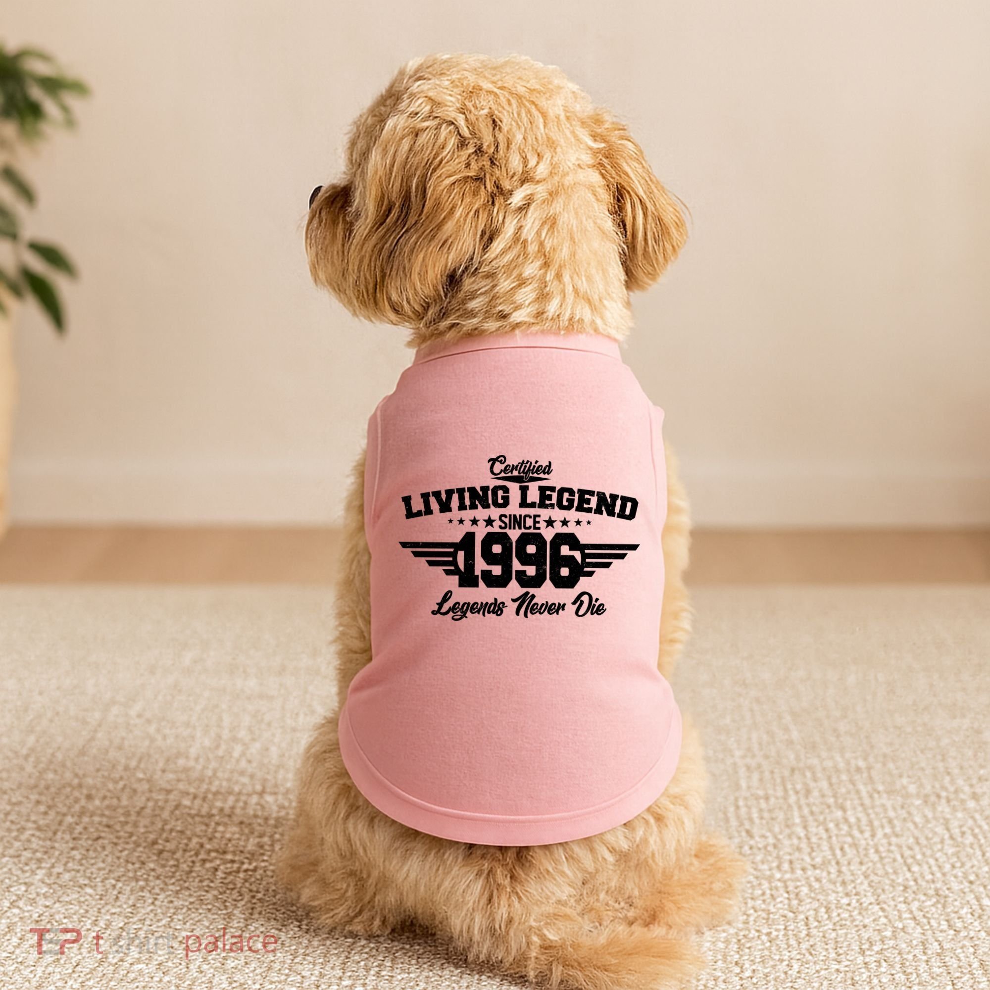 30th Birthday Certified Living Legend Since 1996 Legends Never Die Doggie Tank
