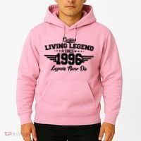 30th Birthday Certified Living Legend Since 1996 Legends Never Die Hoodie thumb 2
