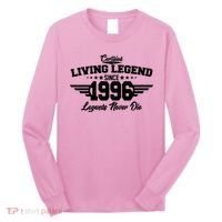 30th Birthday Certified Living Legend Since 1996 Legends Never Die Long Sleeve Shirt thumb 0