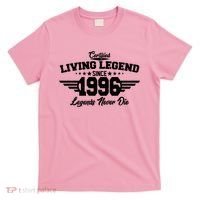 30th Birthday Certified Living Legend Since 1996 Legends Never Die T-Shirt thumb 0