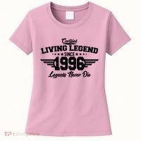 30th Birthday Certified Living Legend Since 1996 Legends Never Die Women's T-Shirt thumb 0