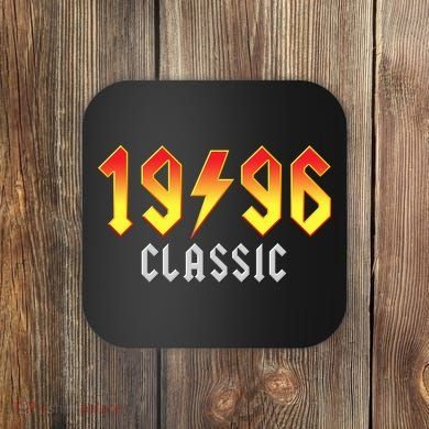 30th Birthday Classic 1996 Retro Rock Band Coaster