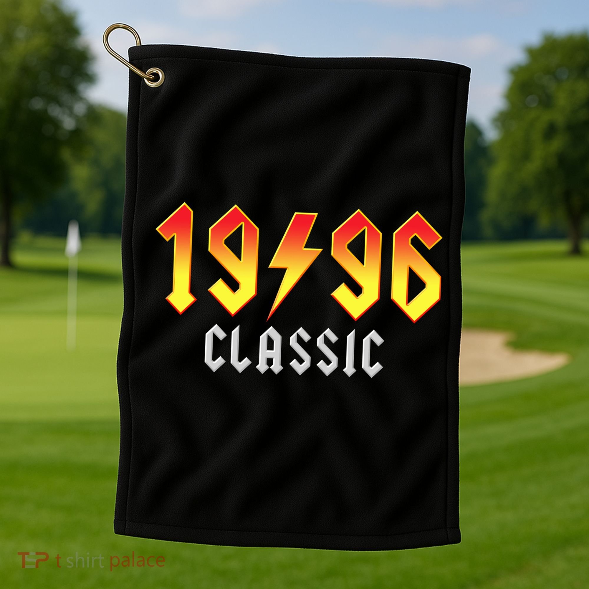 30th Birthday Classic 1996 Retro Rock Band Golf Towel