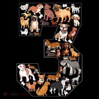 3rd Birthday Dog Lovers 3 Year Old Party Mousepad thumb 1