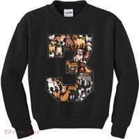 3rd Birthday Dog Lovers 3 Year Old Party Kids Sweatshirt thumb 0
