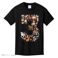 3rd Birthday Dog Lovers 3 Year Old Party Kids T-Shirt thumb 0