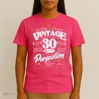 30th Birthday Est 1996 All Bark No Bite Vintage Birthday  T-Shirt thumb 4