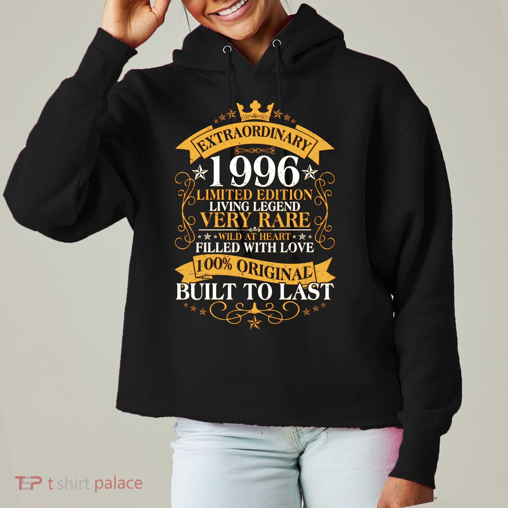 30th Birthday Extraordinary 1996 Limited Edition Living Legend Very Rare  Ladies Heavyweight Boxy Pullover Hoodie