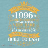 30th Birthday Extraordinary 1996 Limited Edition Living Legend Very Rare  Sueded Cloud Jersey T-Shirt thumb 2