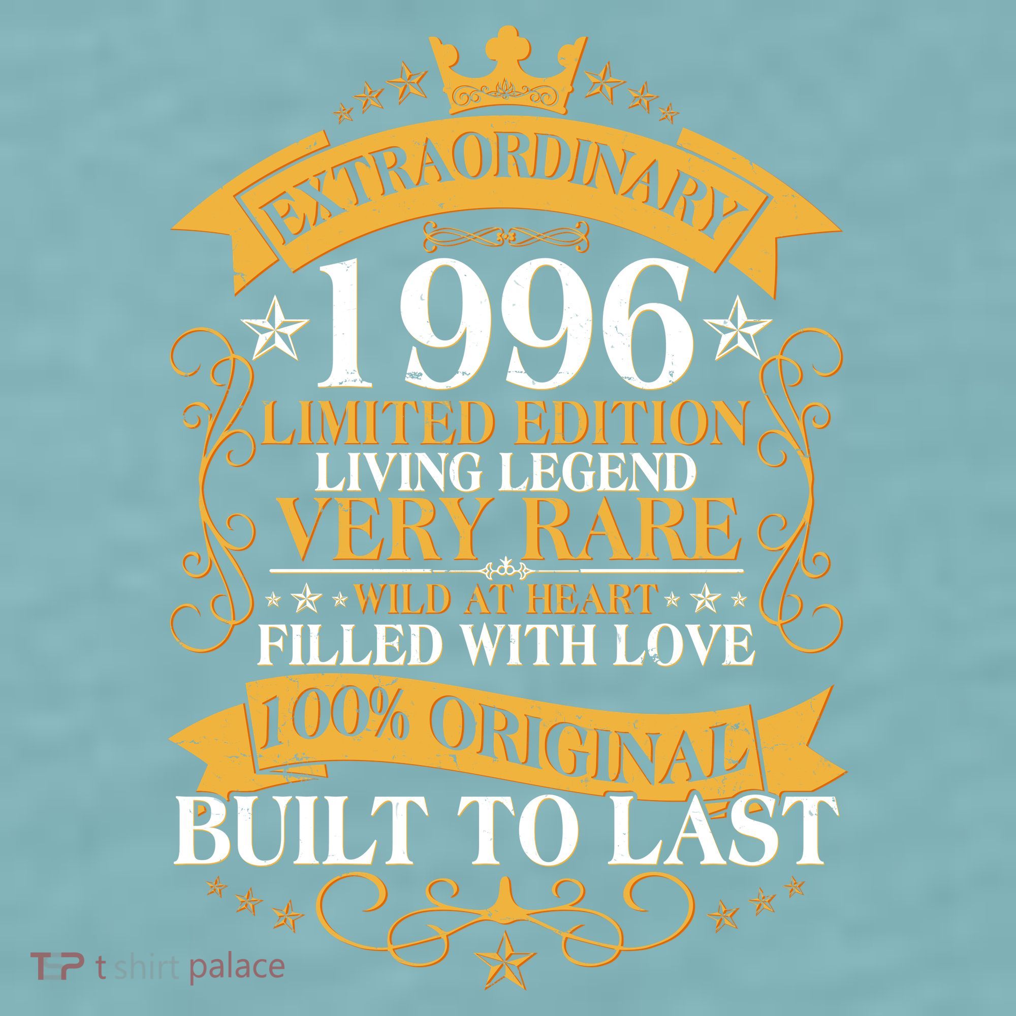 30th Birthday Extraordinary 1996 Limited Edition Living Legend Very Rare  Sueded Cloud Jersey T-Shirt