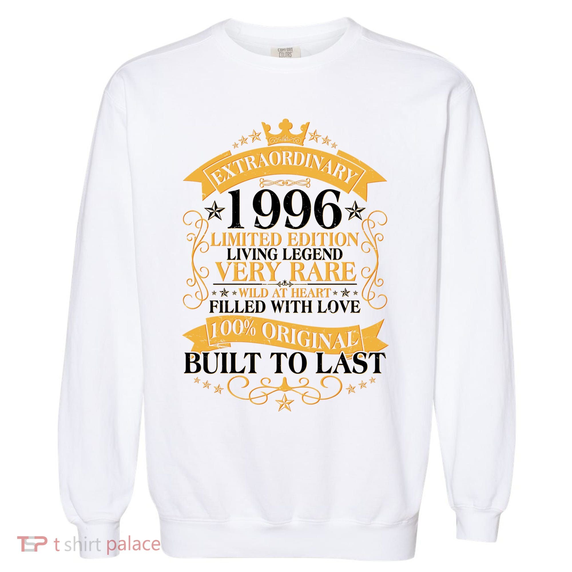 30th Birthday Extraordinary 1996 Limited Edition Living Legend Very Rare  Garment-Dyed Sweatshirt