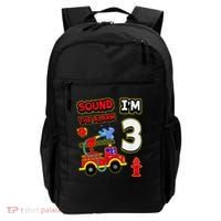 3rd Birthday Fire Truck 3 Year Old Firefighter Backpack thumb 0