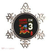 3rd Birthday Fire Truck 3 Year Old Firefighter Ornament thumb 0