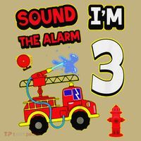 3rd Birthday Fire Truck 3 Year Old Firefighter Mousepad thumb 1