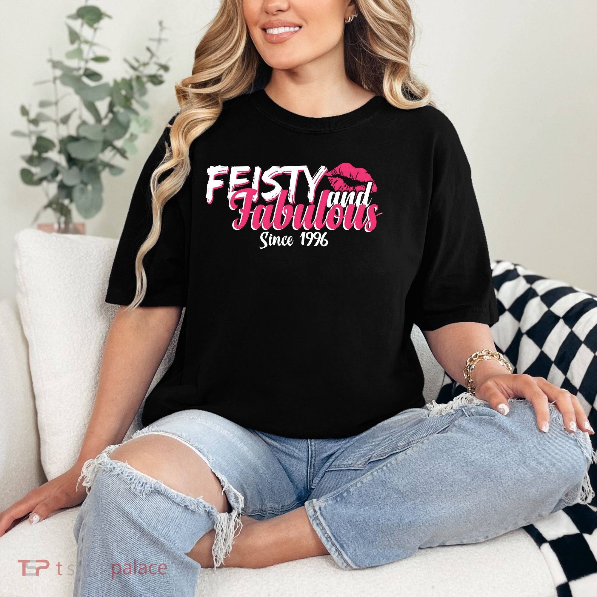 30th Birthday Feisty And Fabulous Since 1996  Comfort Colors T-Shirt
