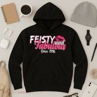 30th Birthday Feisty And Fabulous Since 1996  Hoodie thumb 3