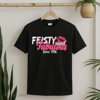 30th Birthday Feisty And Fabulous Since 1996  T-Shirt thumb 2