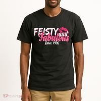 30th Birthday Feisty And Fabulous Since 1996  Tall T-Shirt thumb 2