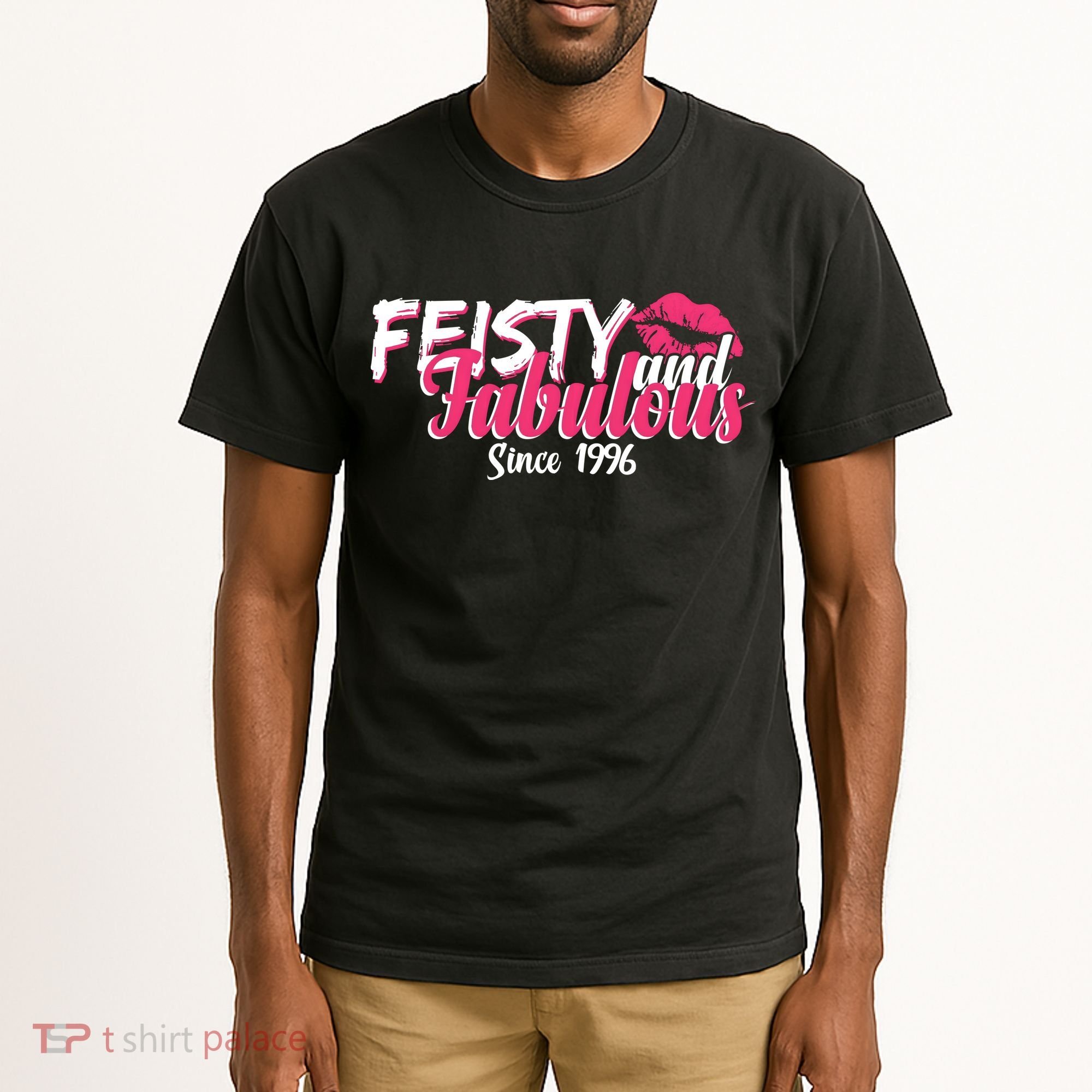 30th Birthday Feisty And Fabulous Since 1996  Tall T-Shirt