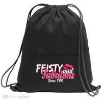 30th Birthday Feisty And Fabulous Since 1996  Sweatshirt Cinch Pack Bag thumb 0