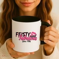 30th Birthday Feisty And Fabulous Since 1996  Coffee Mug thumb 3