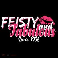 30th Birthday Feisty And Fabulous Since 1996  Coaster thumb 2