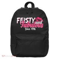 30th Birthday Feisty And Fabulous Since 1996  16 in Basic Backpack thumb 0