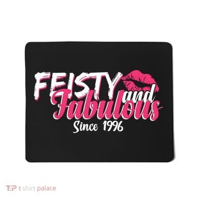 30th Birthday Feisty And Fabulous Since 1996  Mousepad