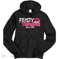 30th Birthday Feisty And Fabulous Since 1996  Tie Dye Hoodie thumb 0