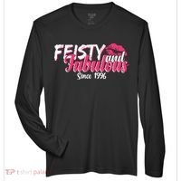 30th Birthday Feisty And Fabulous Since 1996  Zone Performance Long-Sleeve T-Shirt thumb 0