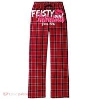 30th Birthday Feisty And Fabulous Since 1996  Women's Flannel Plaid Pajama Pants thumb 0