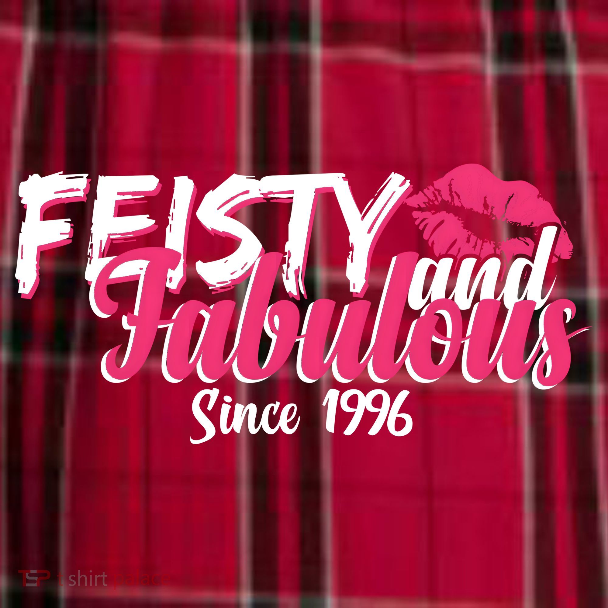 30th Birthday Feisty And Fabulous Since 1996  Women's Flannel Plaid Pajama Pants
