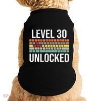 30Th Birthday Gamer Birthday Level 30 Unlocked Doggie Tank thumb 0