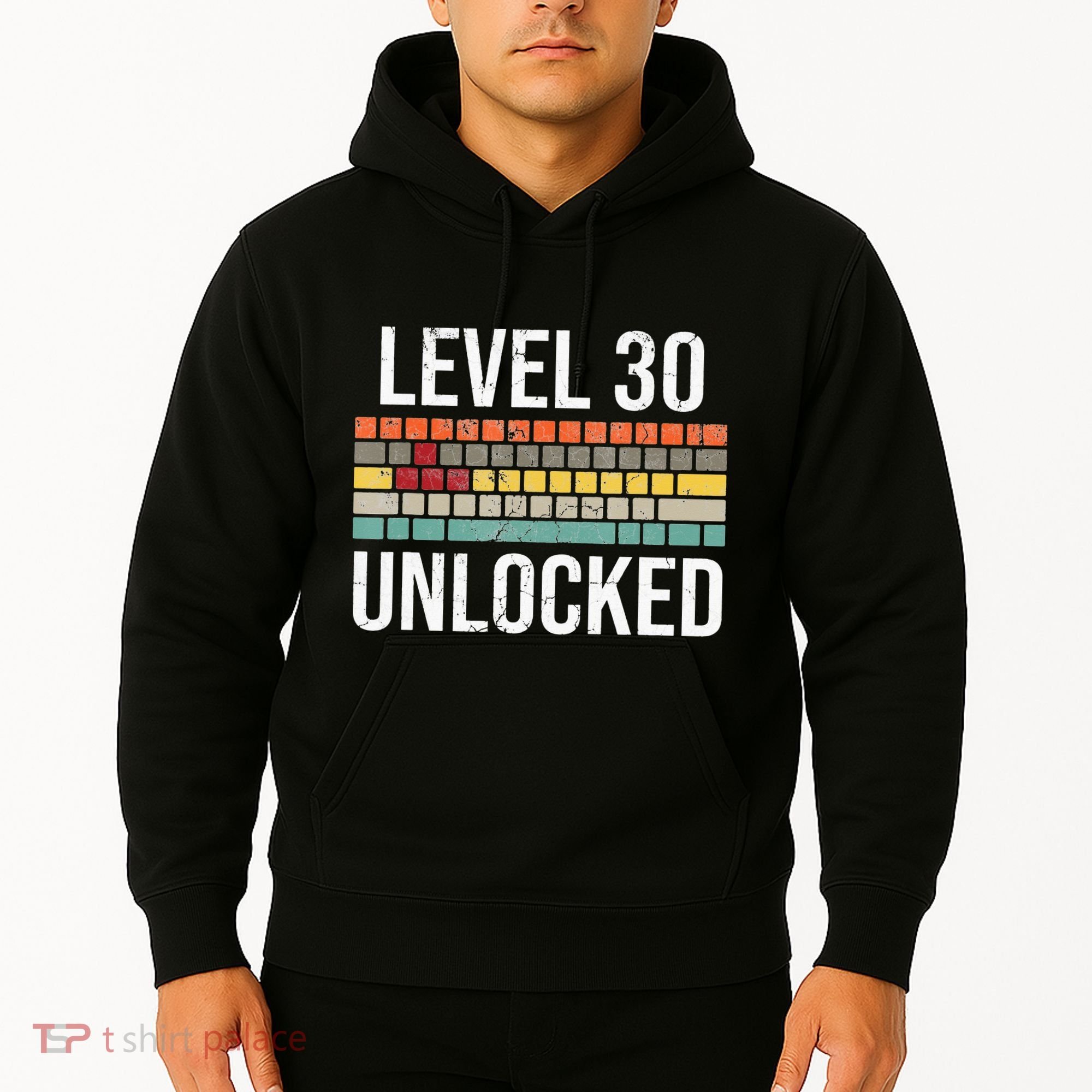 30Th Birthday Gamer Birthday Level 30 Unlocked Hoodie