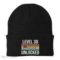 30Th Birthday Gamer Birthday Level 30 Unlocked Beanie thumb 0