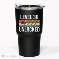 30Th Birthday Gamer Birthday Level 30 Unlocked Tumbler thumb 0