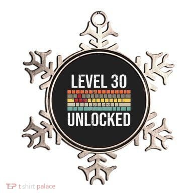 30Th Birthday Gamer Birthday Level 30 Unlocked Ornament