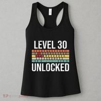 30Th Birthday Gamer Birthday Level 30 Unlocked Women's Tank Top thumb 3
