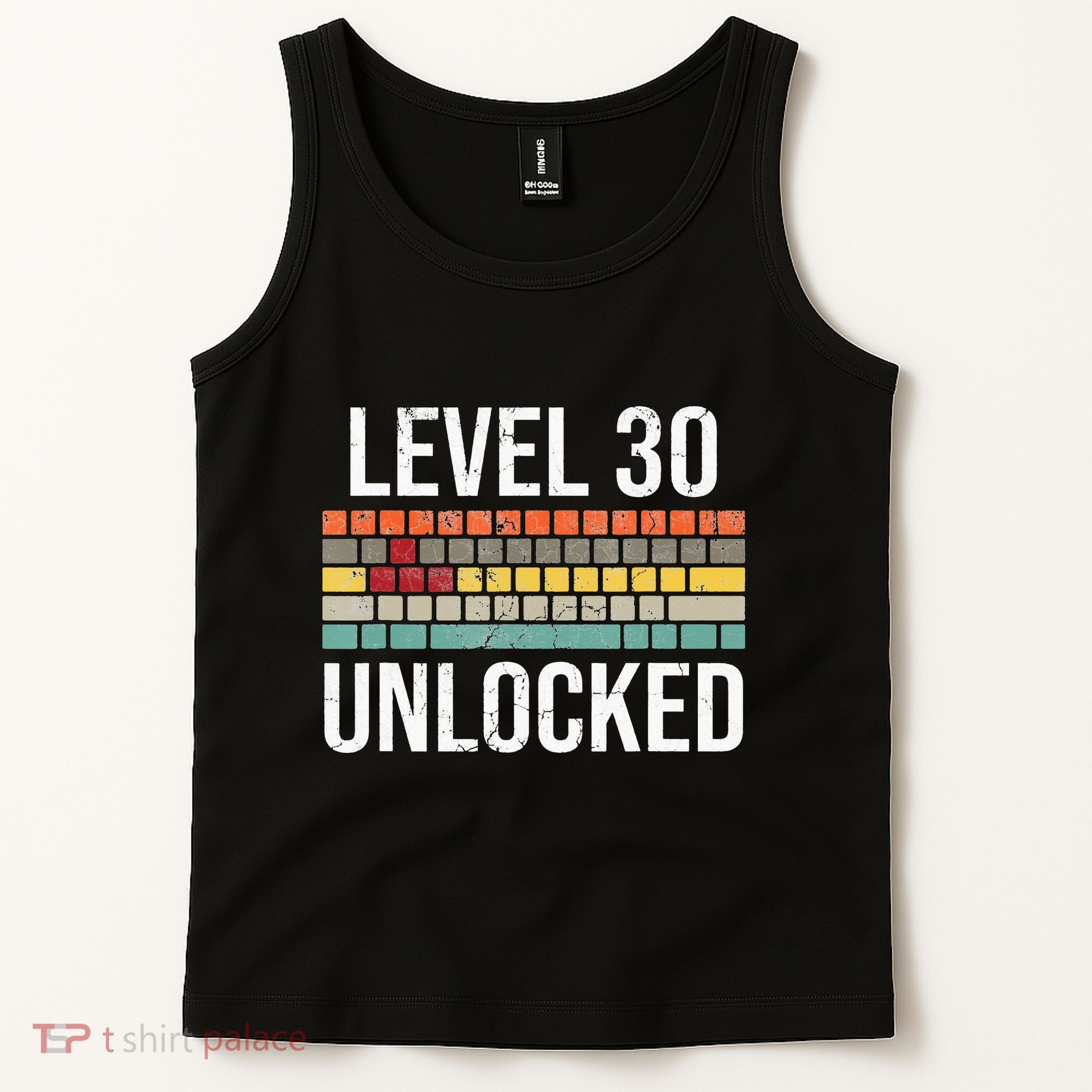 30Th Birthday Gamer Birthday Level 30 Unlocked Tank Top